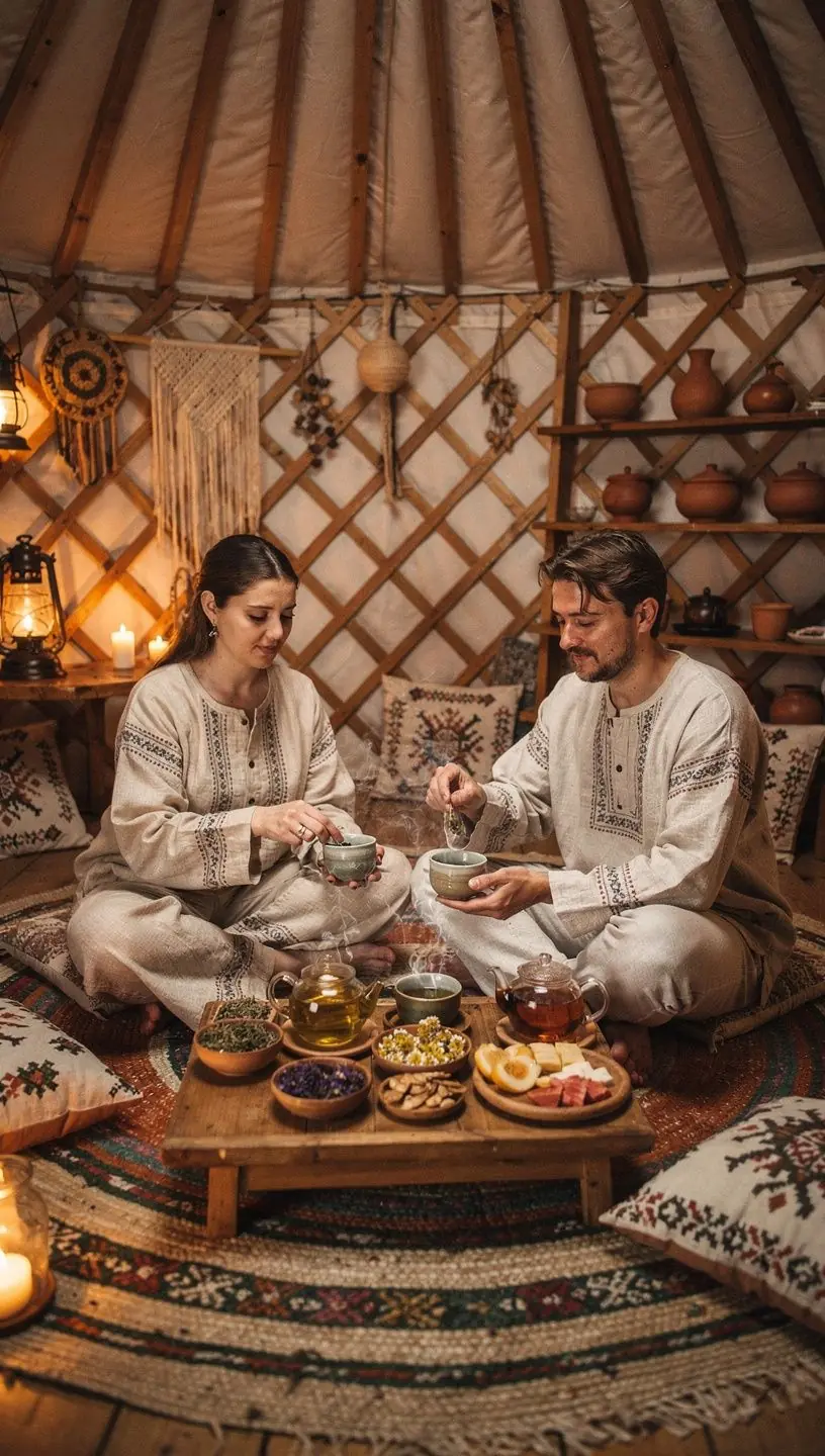 Kolekcia rôznych čajových zmesí v sklenených nádobách