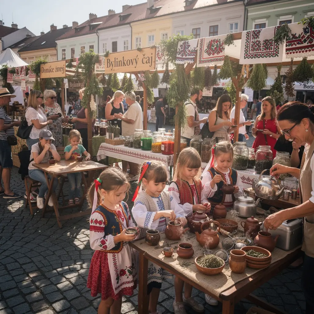 Šálka aromatického čaju s kúskami citrónu a medu.