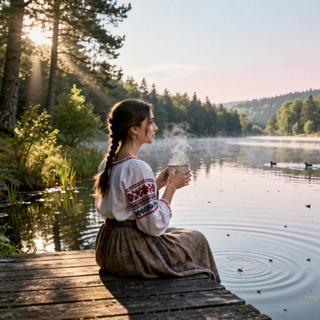 Rituál prípravy čaju zachytený v útulnej kuchyni.